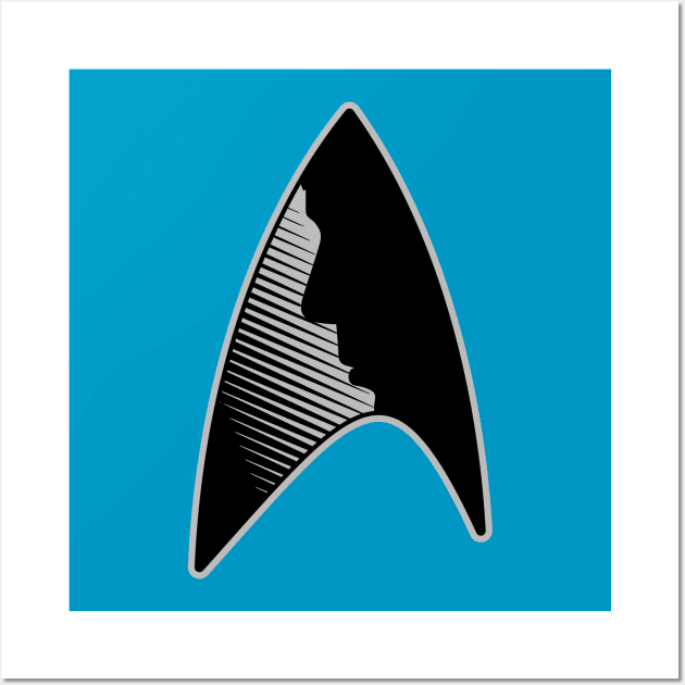 Spock Tribute Badge Wall Art by PaybackPenguin